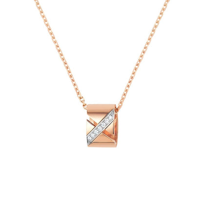 [Panda Jewelry]LIENS EVIDENCE DIAMOND NECKLACE