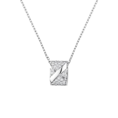 [Panda Jewelry]LIENS EVIDENCE DIAMOND PAVED NECKLACE