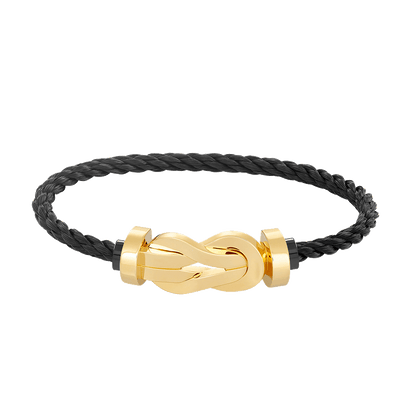 [Panda Jewelry]CHANCE LARGE 8 FIGURE BUCKLE NO DIAMOND BRACELET GOLD