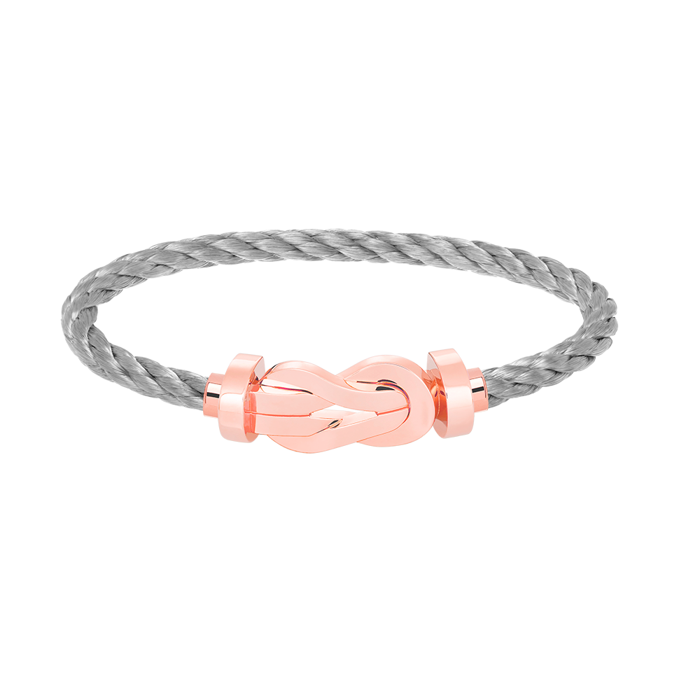 [Panda Jewelry]CHANCE LARGE 8 FIGURE BUCKLE NO DIAMOND BRACELET ROSE GOLD