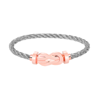 [Panda Jewelry]CHANCE LARGE 8 FIGURE BUCKLE NO DIAMOND BRACELET ROSE GOLD