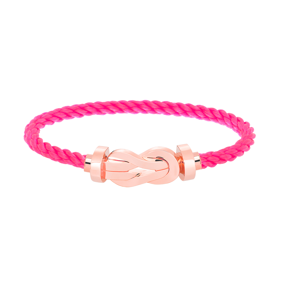 [Panda Jewelry]CHANCE LARGE 8 FIGURE BUCKLE NO DIAMOND BRACELET ROSE GOLD