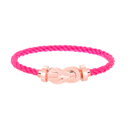 [Panda Jewelry]CHANCE LARGE 8 FIGURE BUCKLE NO DIAMOND BRACELET ROSE GOLD