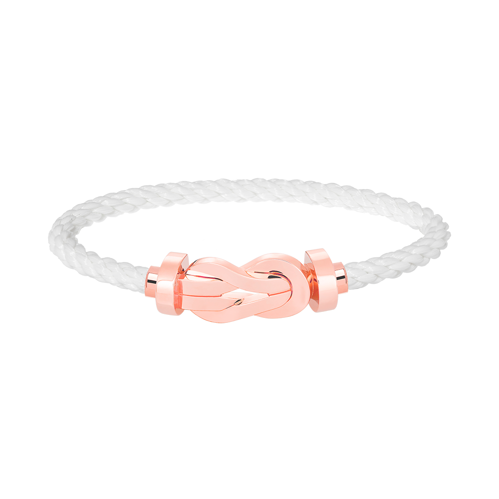 [Panda Jewelry]CHANCE LARGE 8 FIGURE BUCKLE NO DIAMOND BRACELET ROSE GOLD