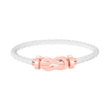 [Panda Jewelry]CHANCE LARGE 8 FIGURE BUCKLE NO DIAMOND BRACELET ROSE GOLD