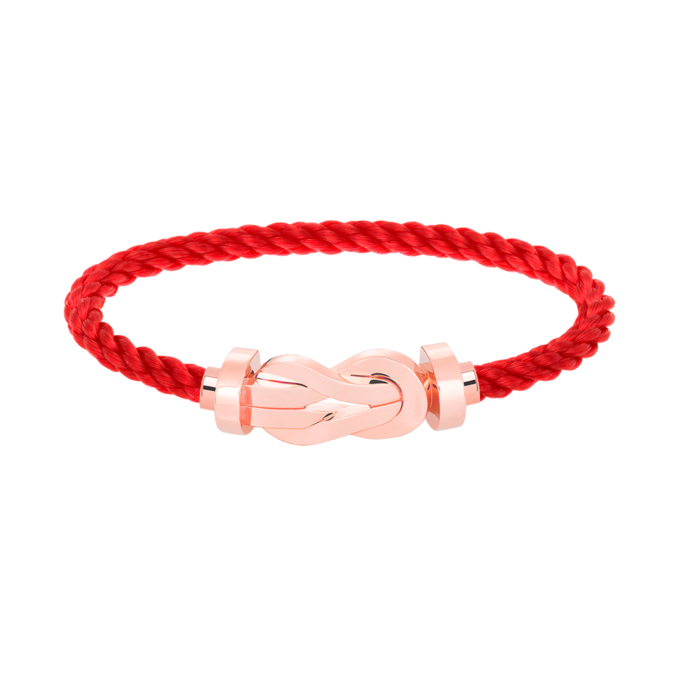 [Panda Jewelry]CHANCE LARGE 8 FIGURE BUCKLE NO DIAMOND BRACELET ROSE GOLD
