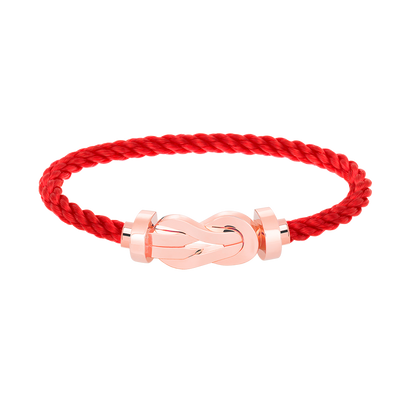 [Panda Jewelry]CHANCE LARGE 8 FIGURE BUCKLE NO DIAMOND BRACELET ROSE GOLD