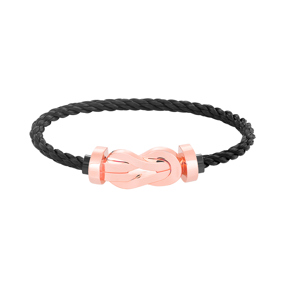 [Panda Jewelry]CHANCE LARGE 8 FIGURE BUCKLE NO DIAMOND BRACELET ROSE GOLD