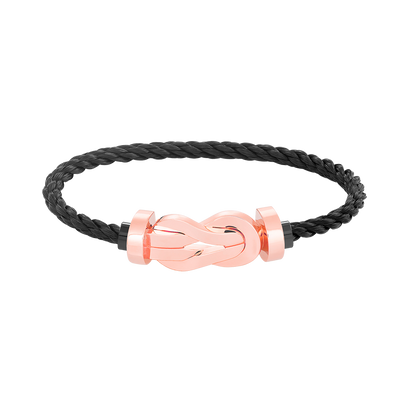[Panda Jewelry]CHANCE LARGE 8 FIGURE BUCKLE NO DIAMOND BRACELET ROSE GOLD