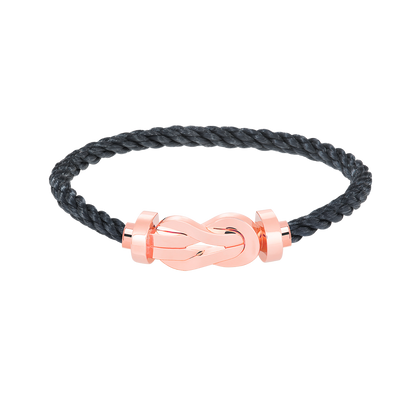 [Panda Jewelry]CHANCE LARGE 8 FIGURE BUCKLE NO DIAMOND BRACELET ROSE GOLD