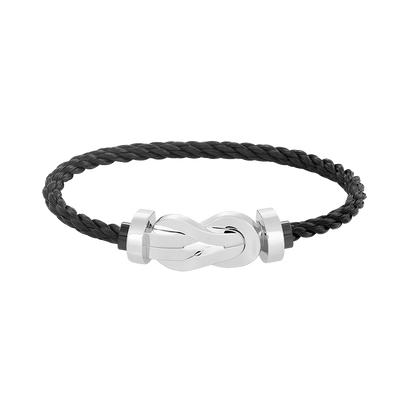 [Panda Jewelry]CHANCE LARGE 8 FIGURE BUCKLE NO DIAMOND BRACELET SILVER