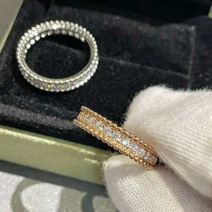 [Panda Jewelry]PERLEE DIAMOND SILVER RING