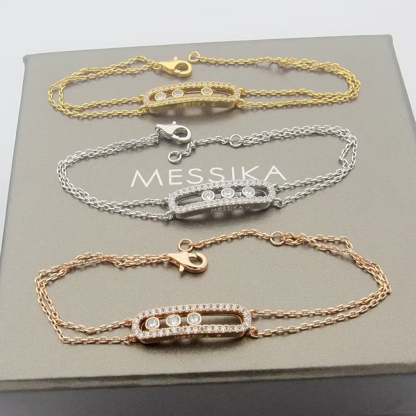 [Panda Jewelry] Move Classique pav茅 bracelet