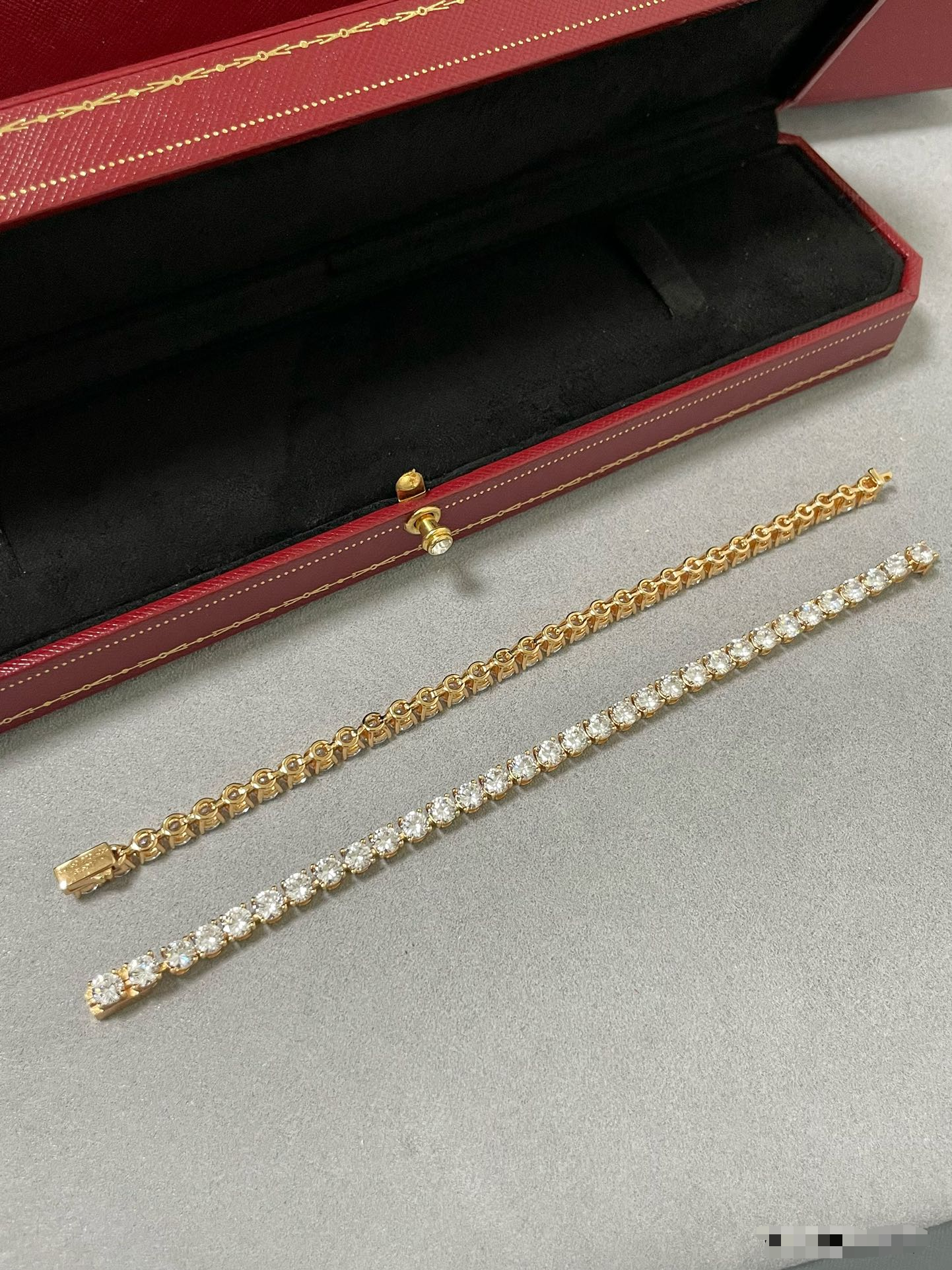 [Panda Jewelry jewelrys]TENNIS BRACELET WITH FULL DIAMOND SETTING