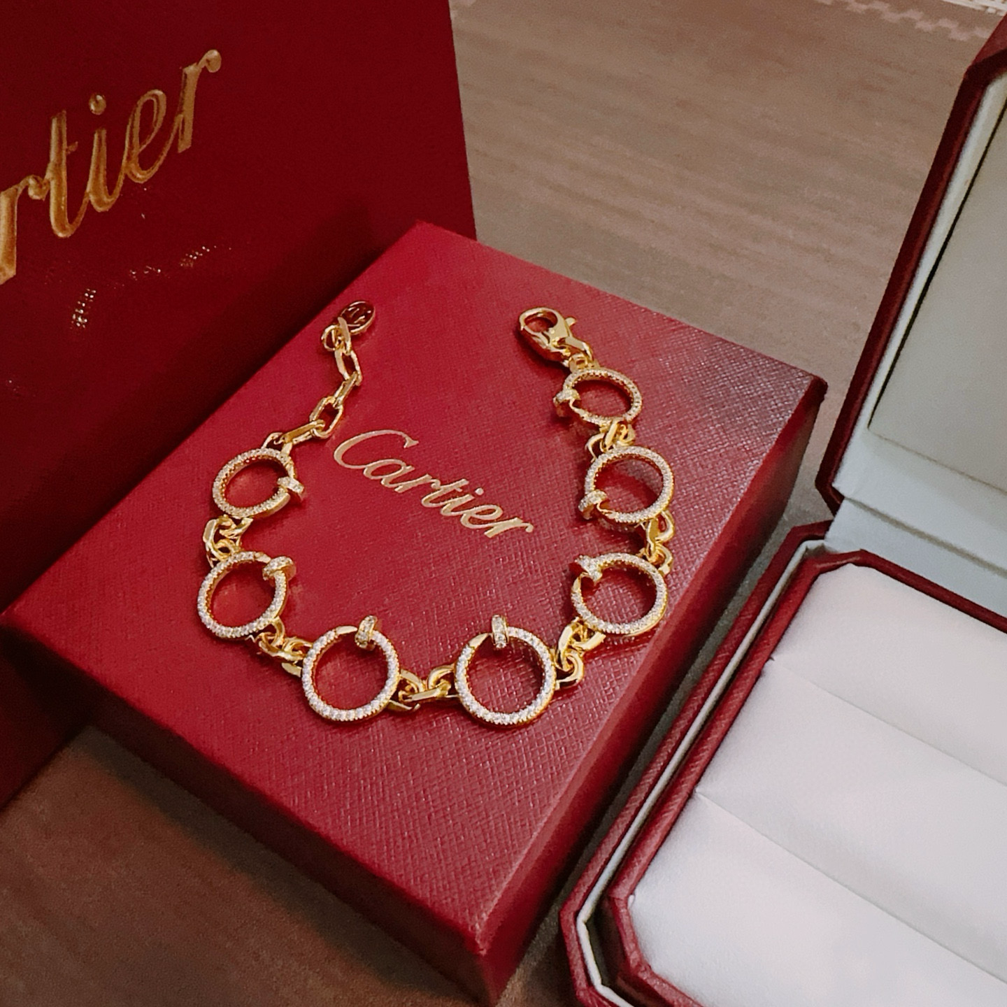 [Panda Jewelry Jewelry] LOVE&JUSTE BRACELET DIAMONDS