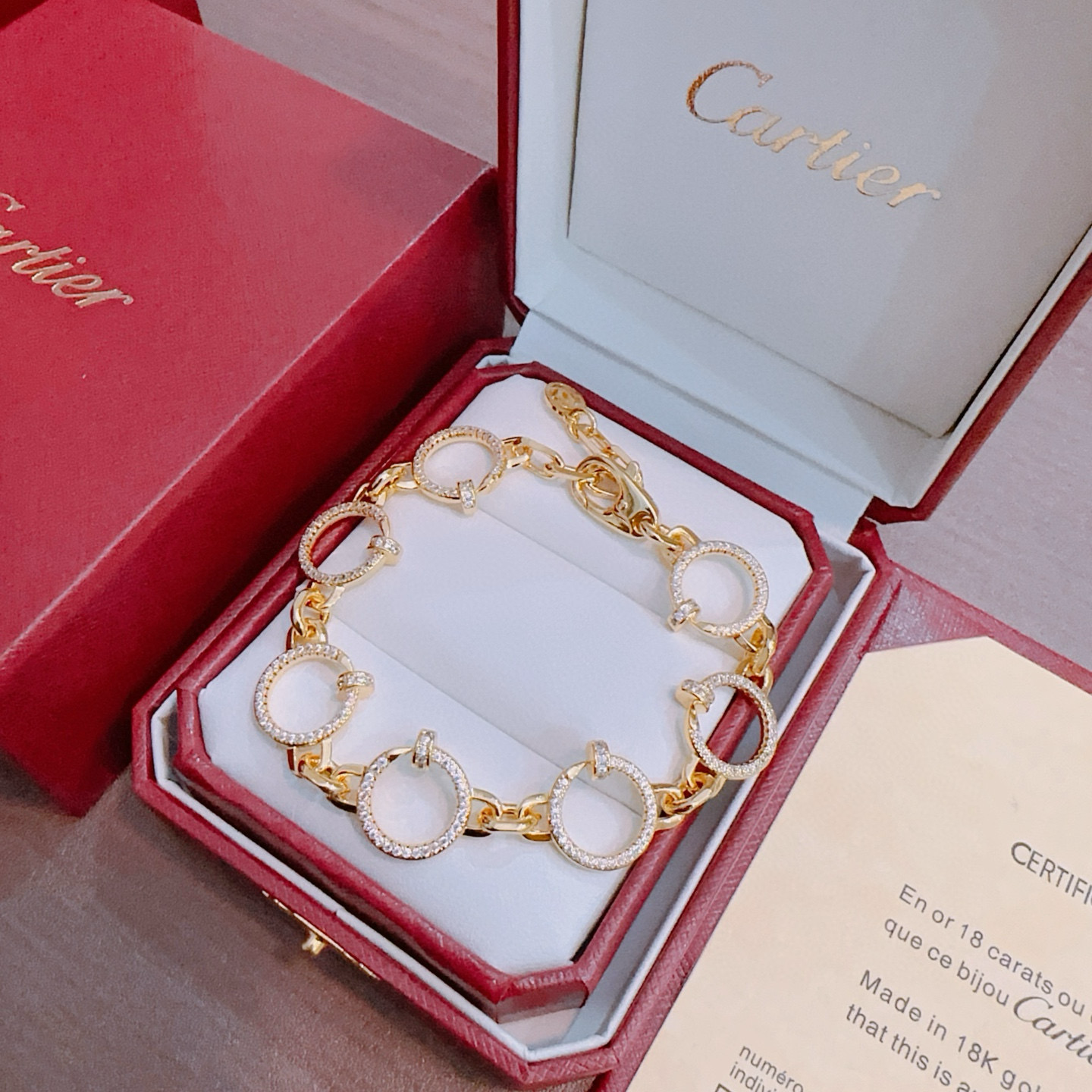 [Panda Jewelry Jewelry] LOVE&JUSTE BRACELET DIAMONDS