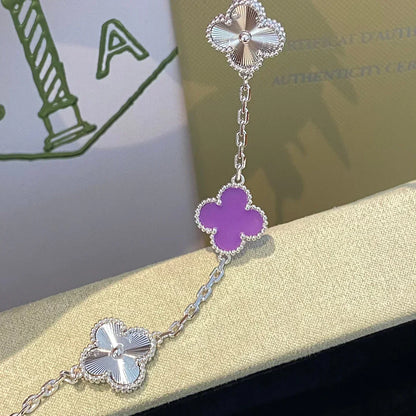 [Panda Jewelry] CLOVER 5 MOTIF VIOLET BRACELET COLLECTION