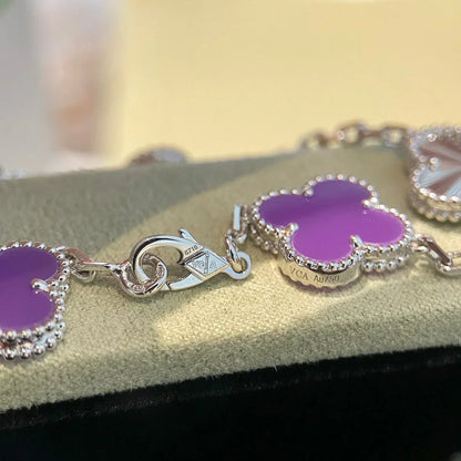 [Panda Jewelry] CLOVER 5 MOTIF VIOLET BRACELET COLLECTION