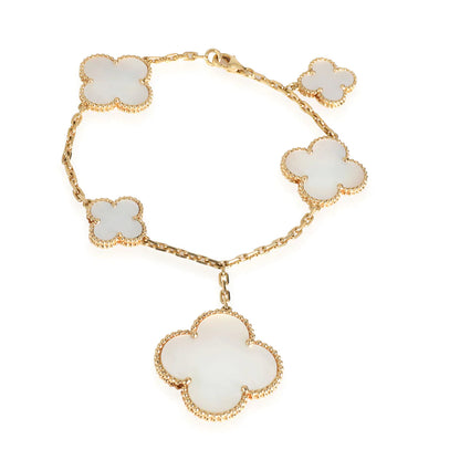 [Panda Jewelry]MAGIC CLOVER MOP GOLD BRACELET 5 MOTIFS