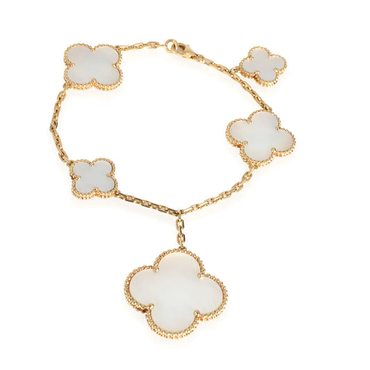[Panda Jewelry]MAGIC CLOVER MOP GOLD BRACELET 5 MOTIFS