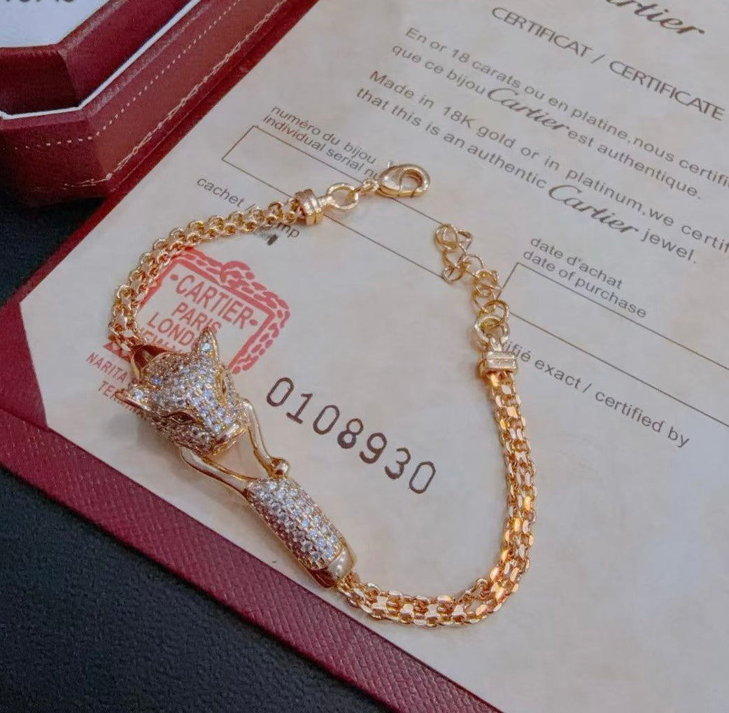 [Panda Jewelry Jewelry] PANTHERE  BRACELET DIAMONDS
