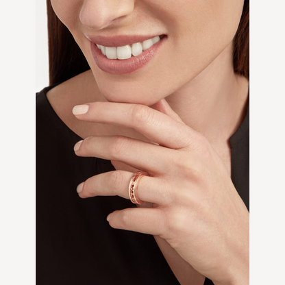 [Panda Jewelry]ZERO 1 ONE-BAND WITH OPENWORK LOGO SPIRAL RING