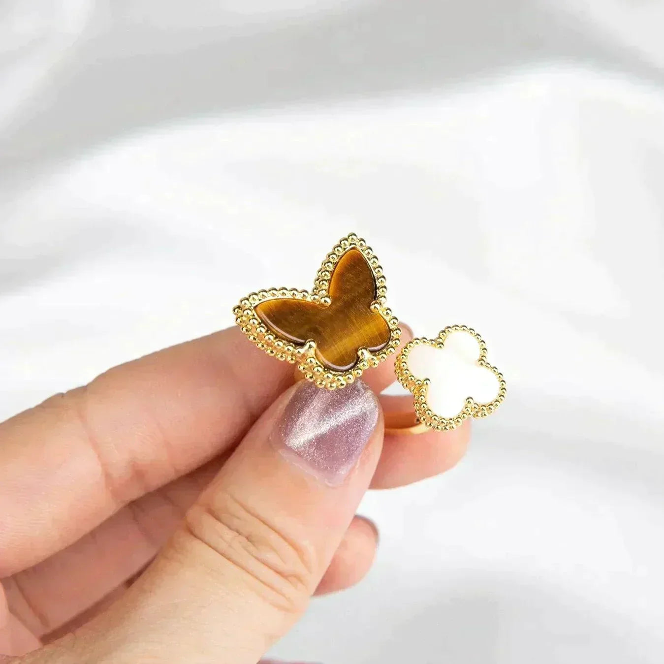 [Panda Jewelry]LUCKY BETWEEN THE FINGER RING