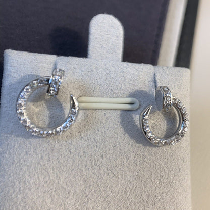 [Panda Jewelry]JUSTE EARRINGS SILVER DIAMONDS