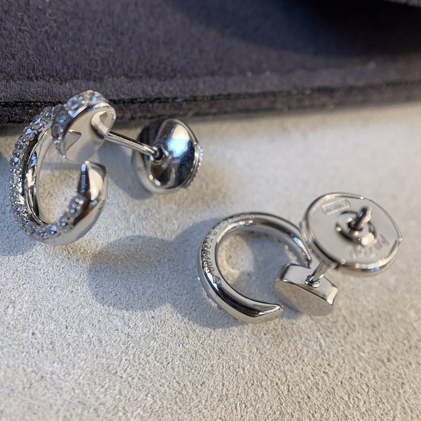 [Panda Jewelry]JUSTE EARRINGS SILVER DIAMONDS