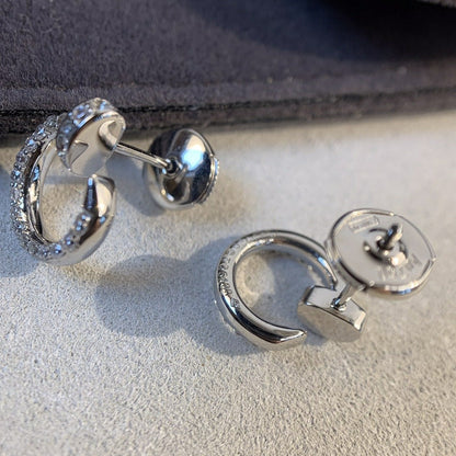 [Panda Jewelry]JUSTE EARRINGS SILVER DIAMONDS