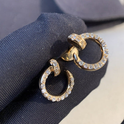 [Panda Jewelry]JUSTE EARRINGS GOLD DIAMONDS