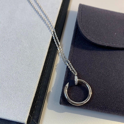 [Panda Jewelry]JUSTE NECKLACE SILVER
