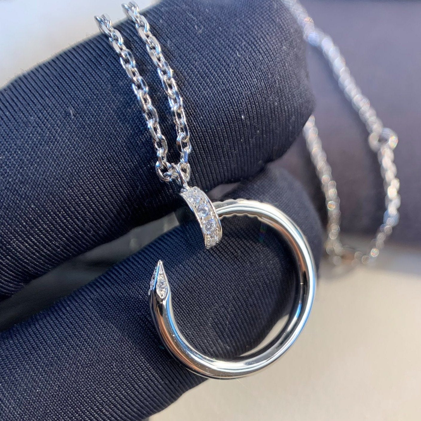 [Panda Jewelry]JUSTE NECKLACE SILVER