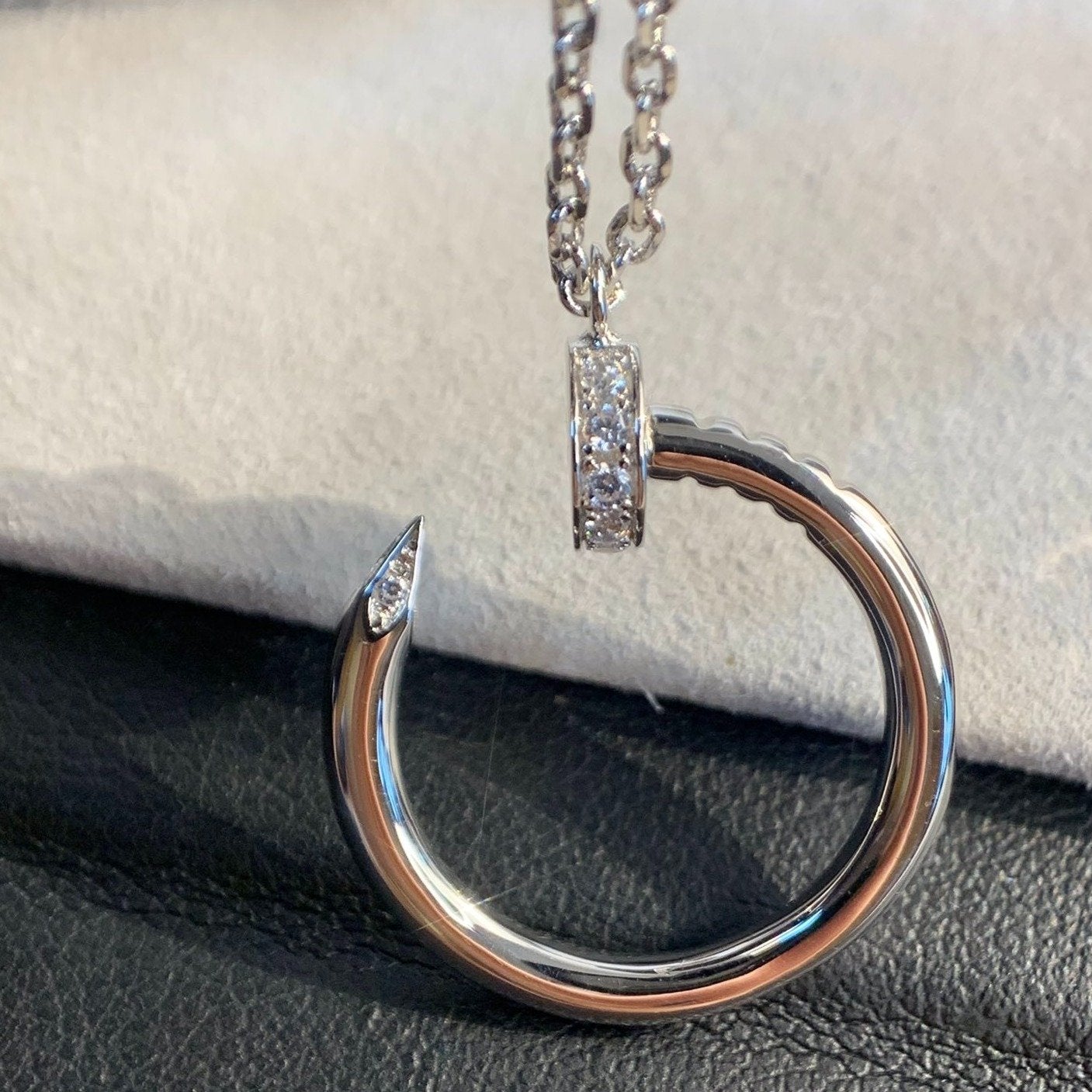 [Panda Jewelry]JUSTE NECKLACE SILVER