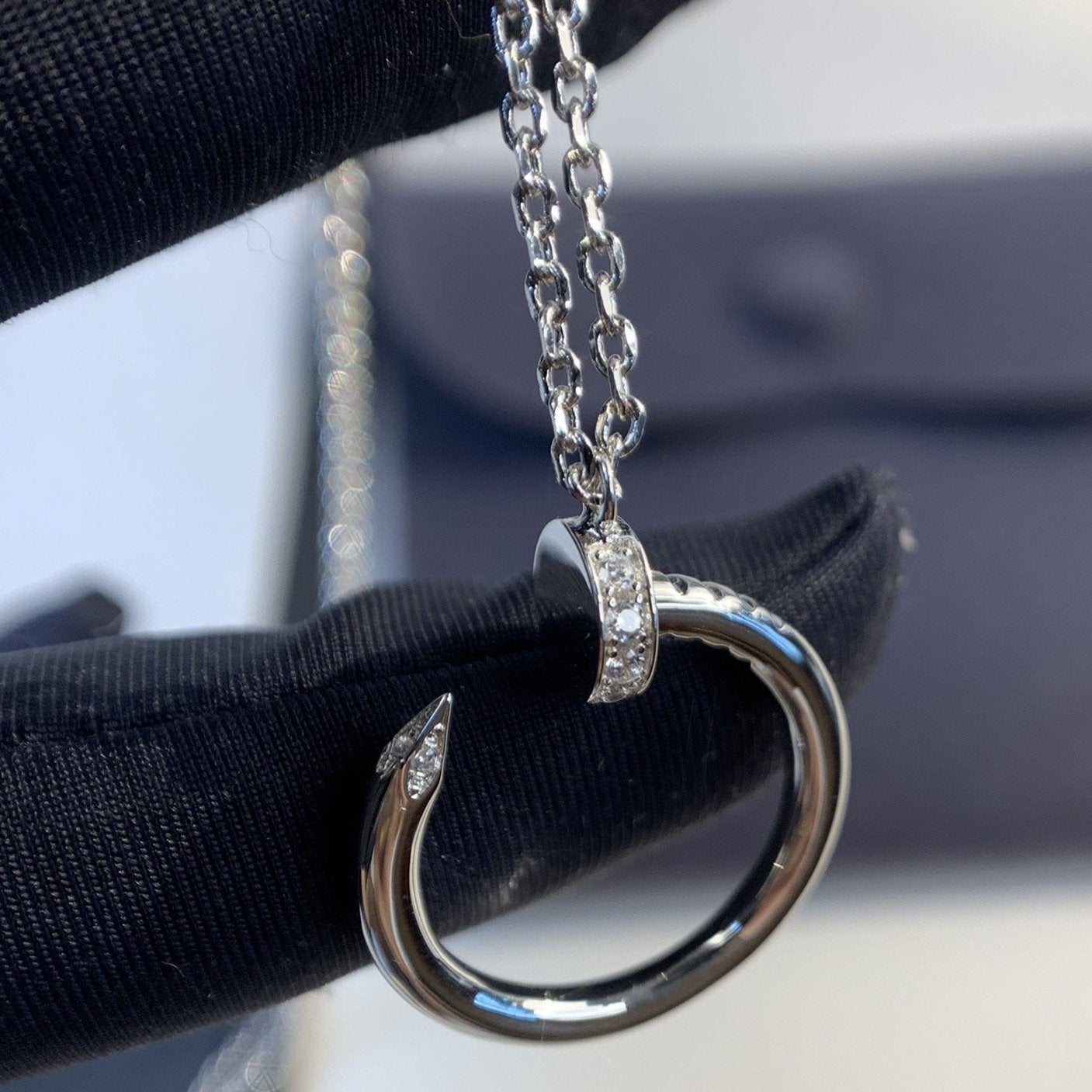 [Panda Jewelry]JUSTE NECKLACE SILVER