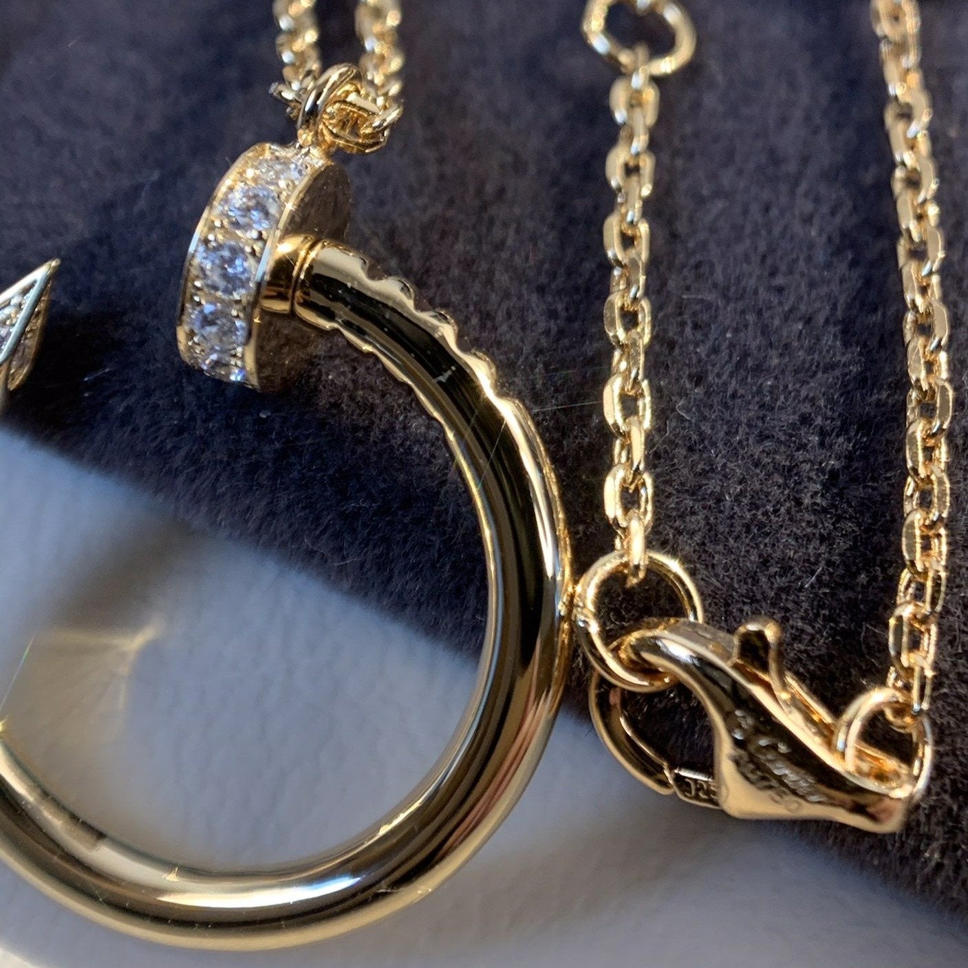 [Panda Jewelry]JUSTE NECKLACE PINK GOLD