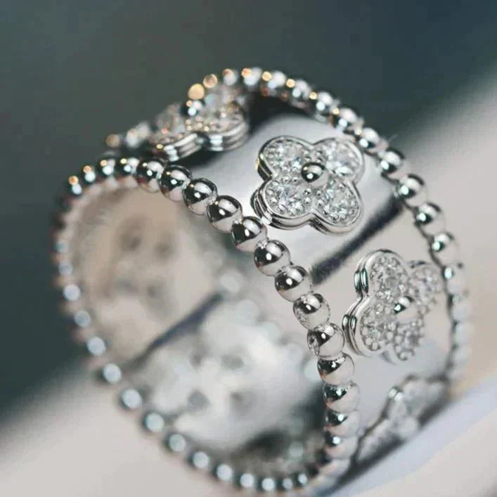 [Panda Jewelry]CLOVER KALEIDOSCOPE RING 10MM