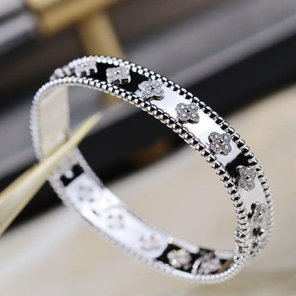 [Panda Jewelry]CLOVER BRACELET 8MM DIAMONDS