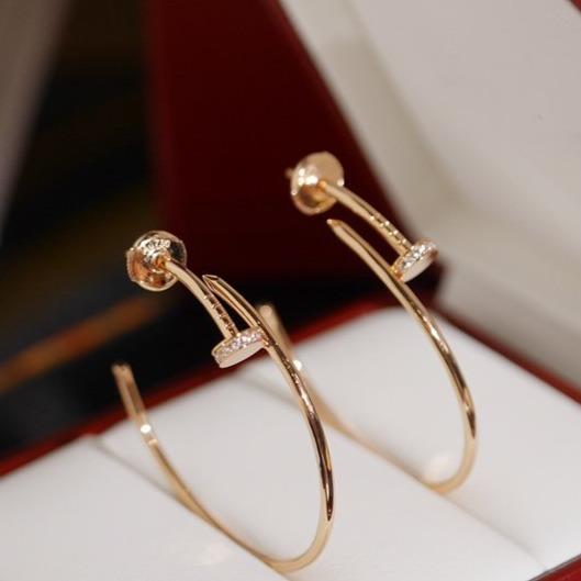 [Panda Jewelry]JUSTE EARRINGS DIAMONDS 1.8MM