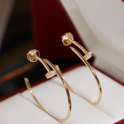 [Panda Jewelry]JUSTE EARRINGS DIAMONDS 1.8MM