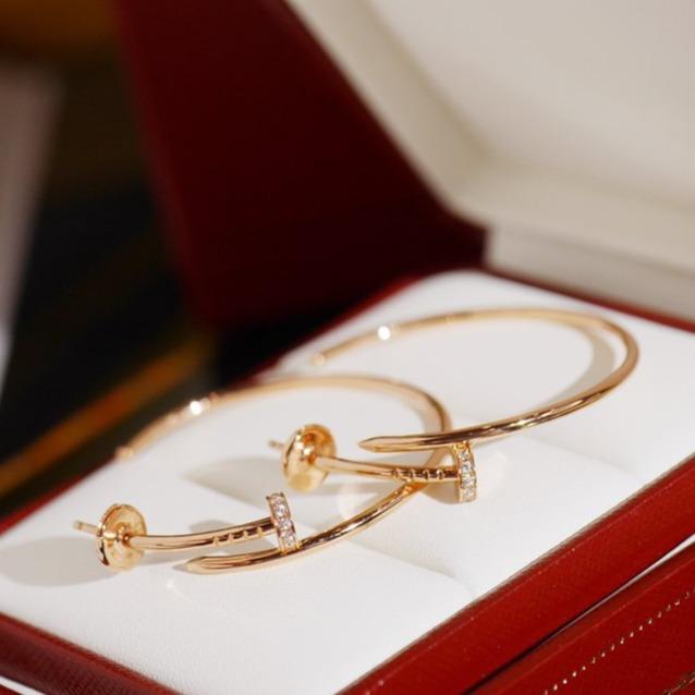 [Panda Jewelry]JUSTE EARRINGS DIAMONDS 1.8MM