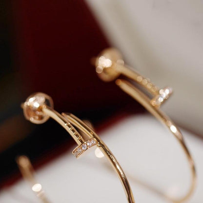 [Panda Jewelry]JUSTE EARRINGS DIAMONDS 1.8MM