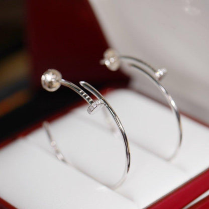 [Panda Jewelry]JUSTE EARRINGS DIAMONDS 1.8MM