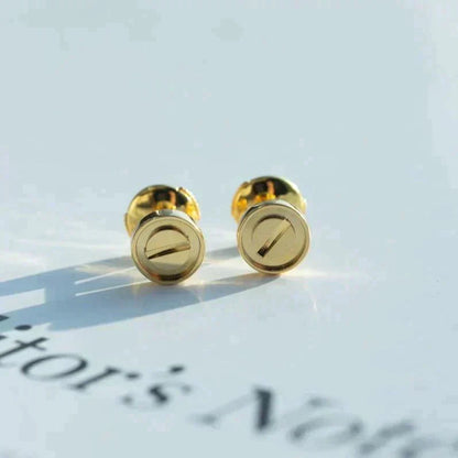 [Panda Jewelry]LOVE EARRINGS GOLD 10MM