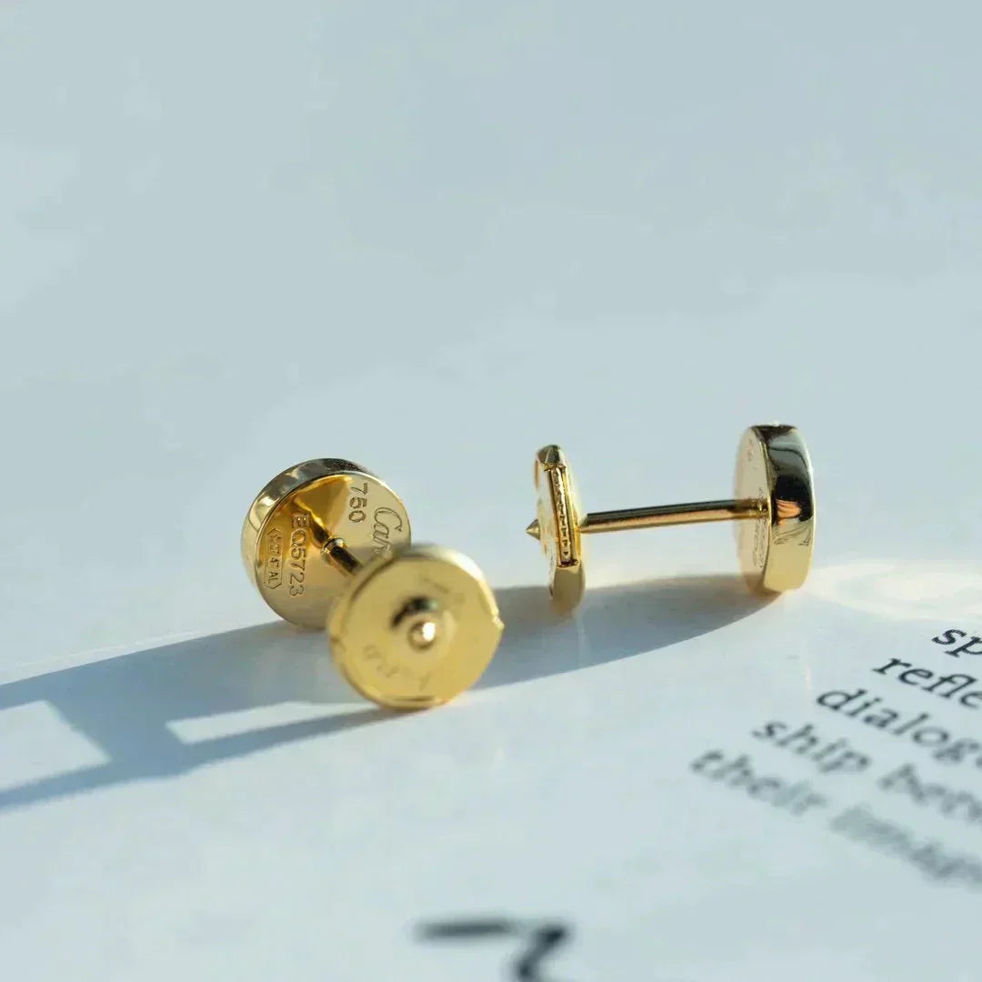 [Panda Jewelry]LOVE EARRINGS GOLD 10MM