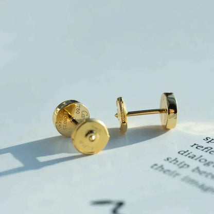 [Panda Jewelry]LOVE EARRINGS GOLD 10MM