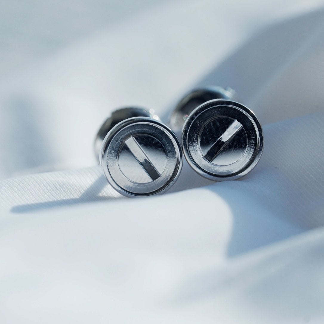 [Panda Jewelry]LOVE EARRINGS SILVER 10MM