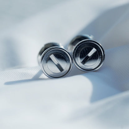 [Panda Jewelry]LOVE EARRINGS SILVER 10MM