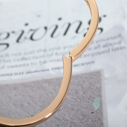 [Panda Jewelry]DREAM BRACELET OPEN PINK GOLD MOP DIAMOND