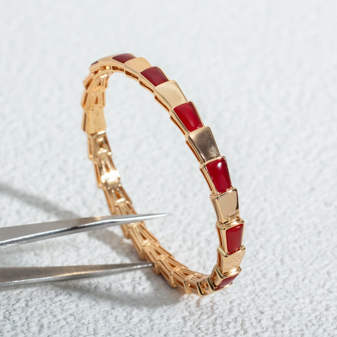 [Panda Jewelry]SERPENTI BRACELET PINK GOLD RUBELLITE